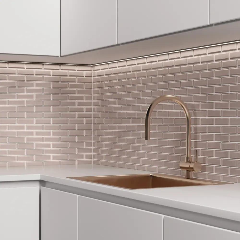 Мозаика керамическая Smart Mosaic Homework Metro Grey Glossy 29.1x29.55 см цвет серый 82909301 STLM-2162867 - Вид №4