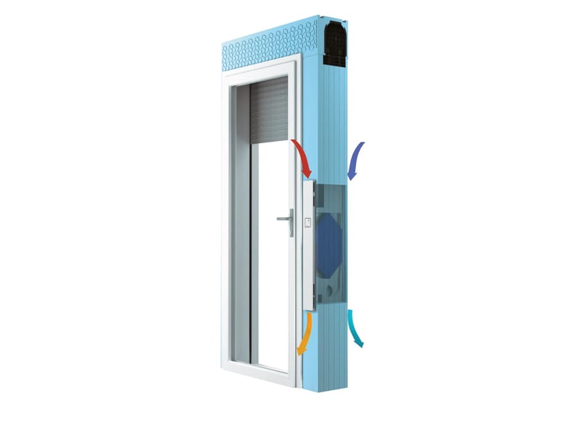 Теплоизоляционный моноблок для окон со встроенным VMC Alpac INGENIUS VMC ARCH-00148345