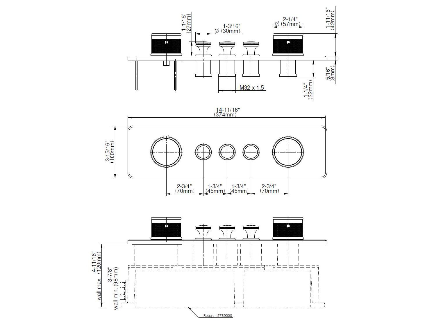 Душевая система Graff Riva ARCH-00135274 - Вид №3