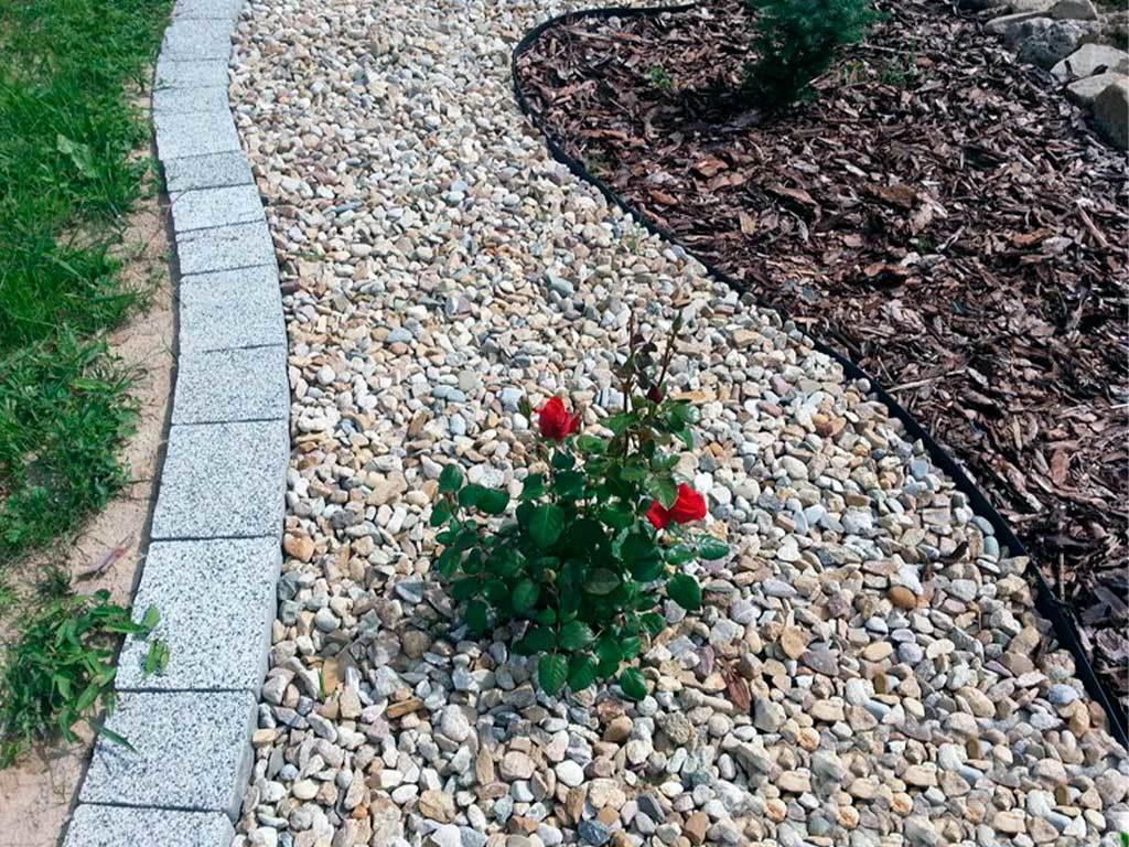 Садовый бордюр "Манго" ПП 55 мм, чёрный, 10 метров ГеоПластБорд GPBST-24 - Вид №8