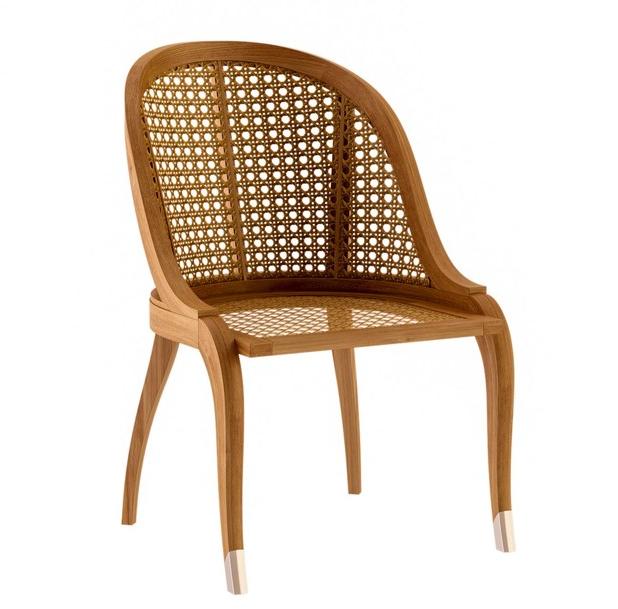 ASTELLO Садовый стул из тика Tulipe Tu.sc1.f1 - Вид №1