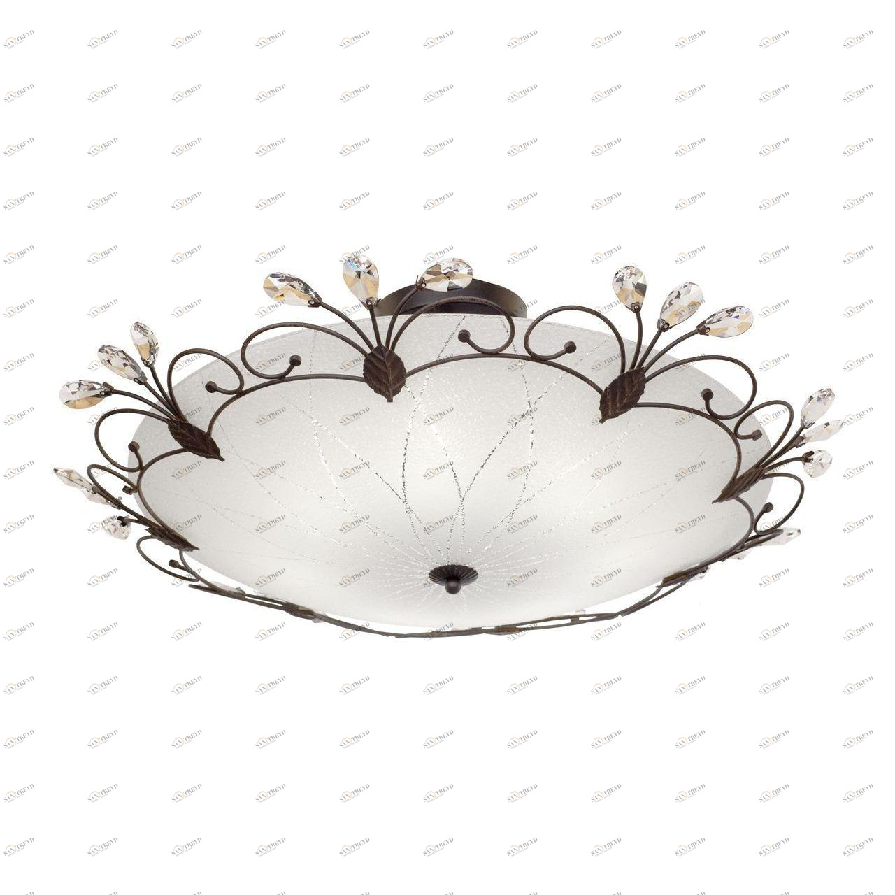 Потолочный светильник Silver Light Lotos 838.59.7 SILVER LIGHT LOTOS WENGE 202049 Белый;серебро 