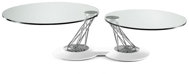NAOS Поворотный круглый журнальный столик из хрусталя sun-id-1403002 - Вид №2