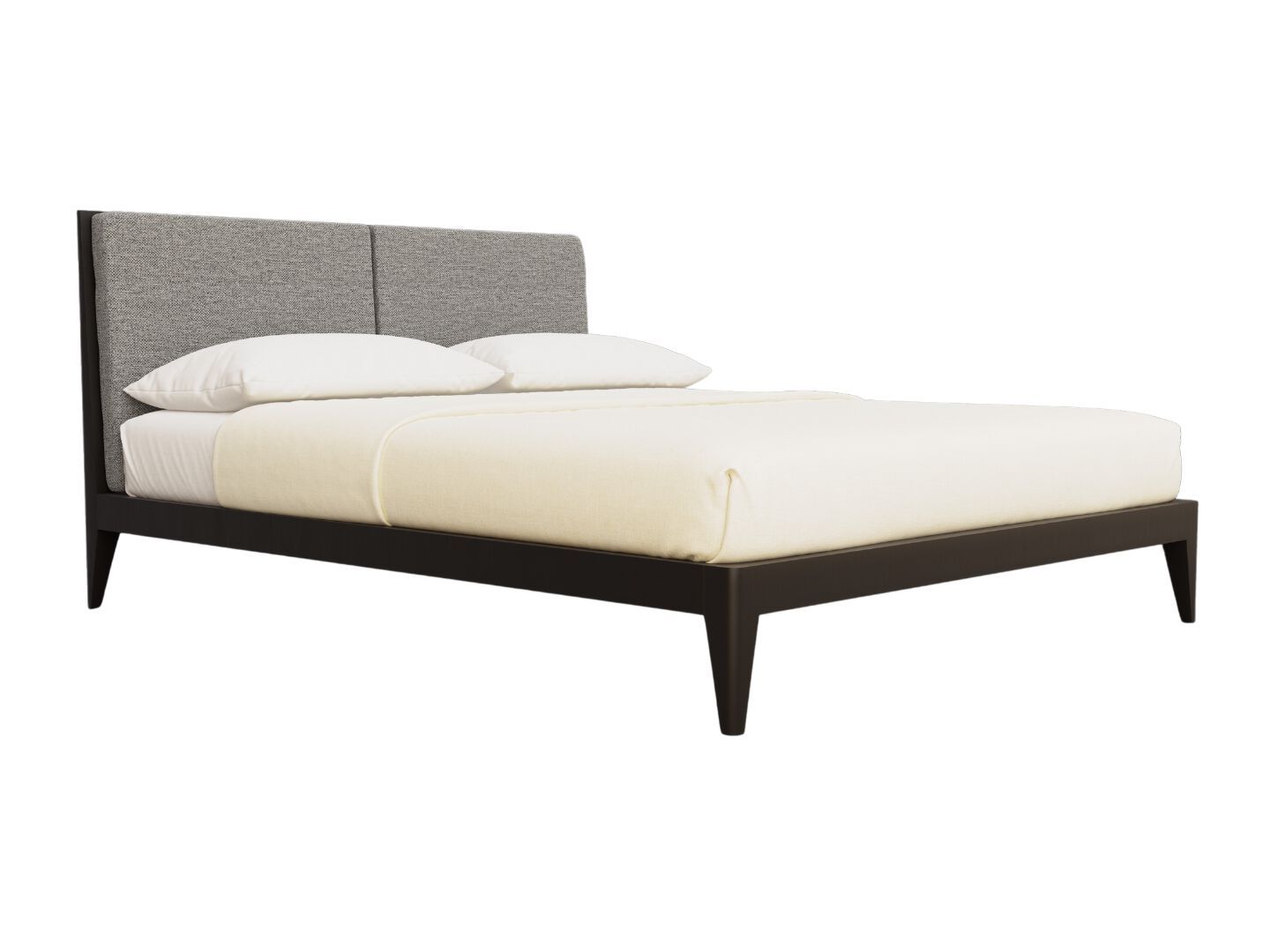 Вишневая кровать с мягким изголовьем Morelato современный ARCH-00122037