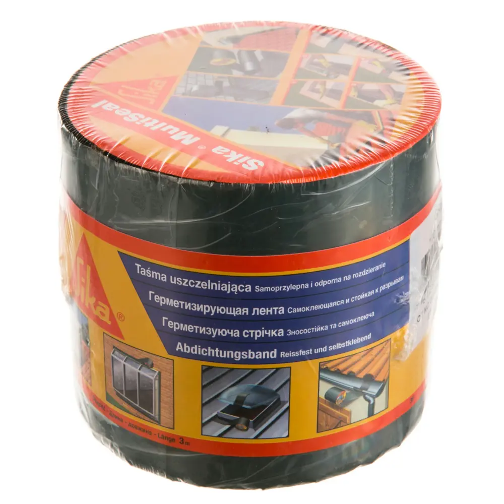 Лента герметизирующая Sika Multiseal, 3 м x 10 см, цвет серый 11385356 STLM-2159248 