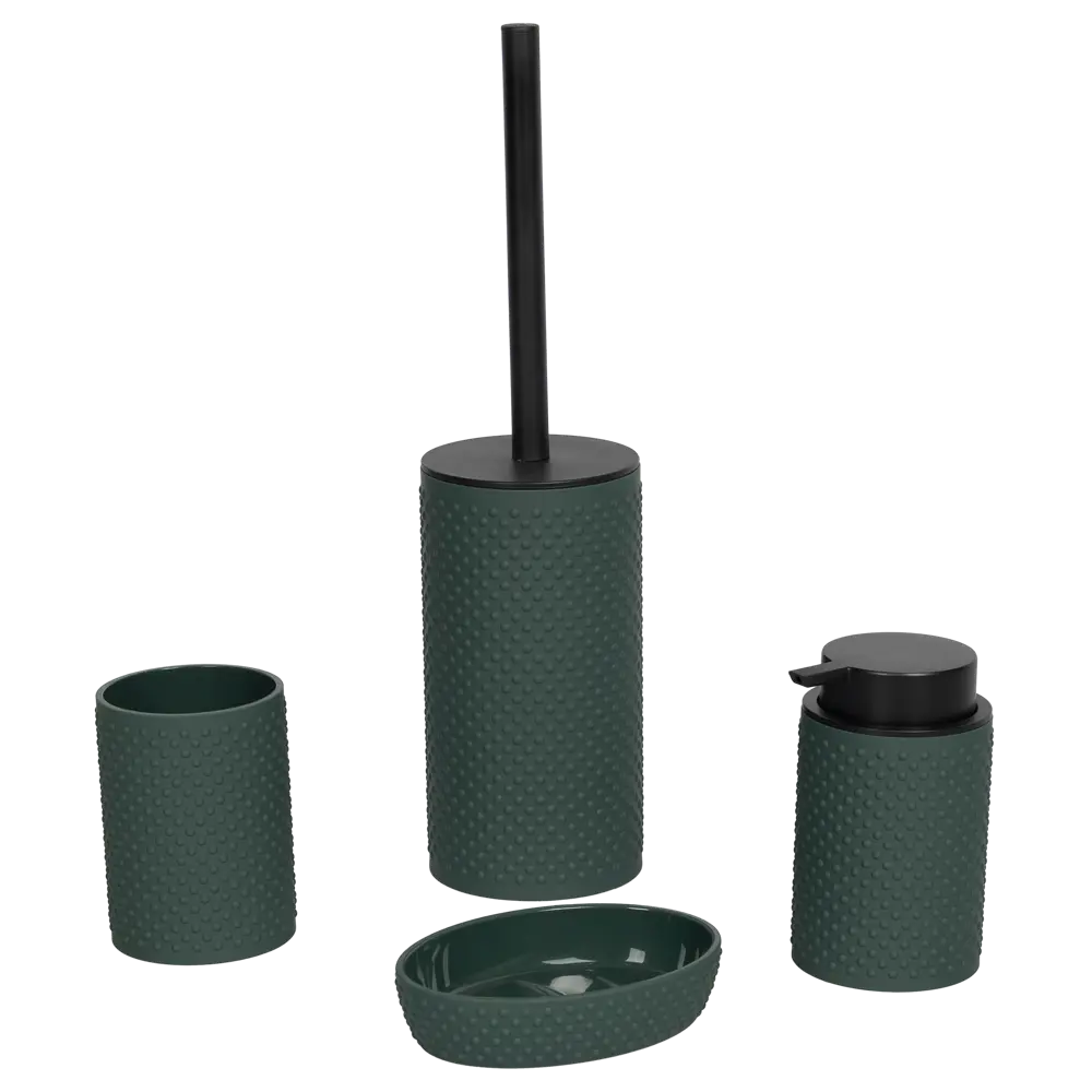 Мыльница SWENSA Toch зеленого цвета для эстетики ванной комнаты 89380210 STLM-1445392 - Вид №1