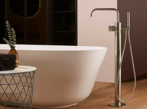 MINA Напольный смеситель для ванны из нержавеющей стали с ручным душем Synth 4780700t