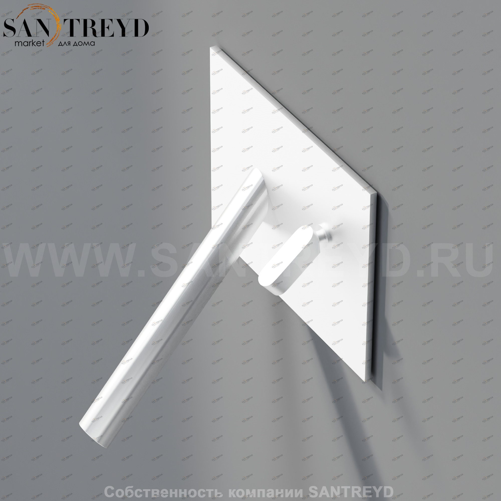 Встроенный смеситель ARUB0930DSP SQUARE для раковины хромированный матовый Agape