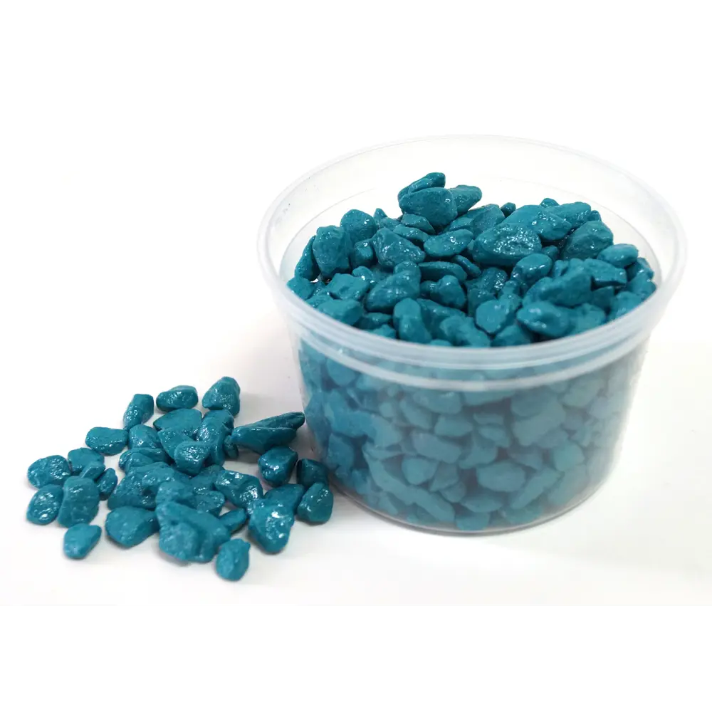 Santreyd Декоративная галька бирюзового цвета для растений 5-8 мм 85260701 STLM-0060500 - Вид №3