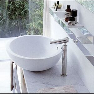 46095 Накладная раковина на столешницу  овальная Bagno Sasso