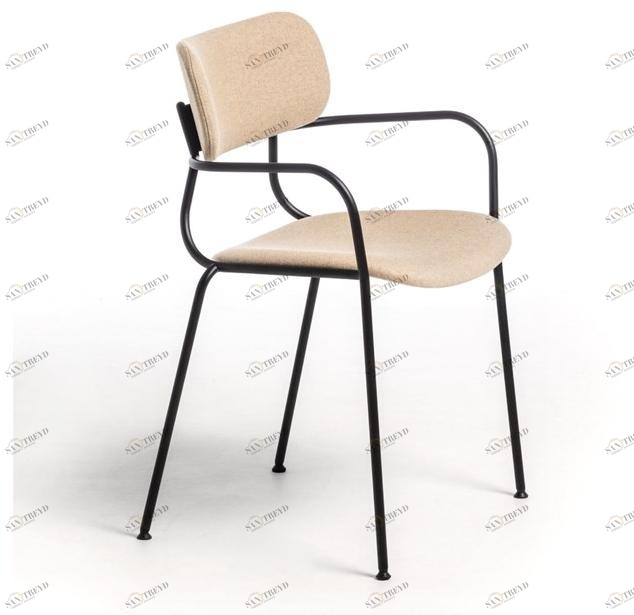 arrmet Стул из ткани с подлокотниками Kiyumi sun-id-1418863