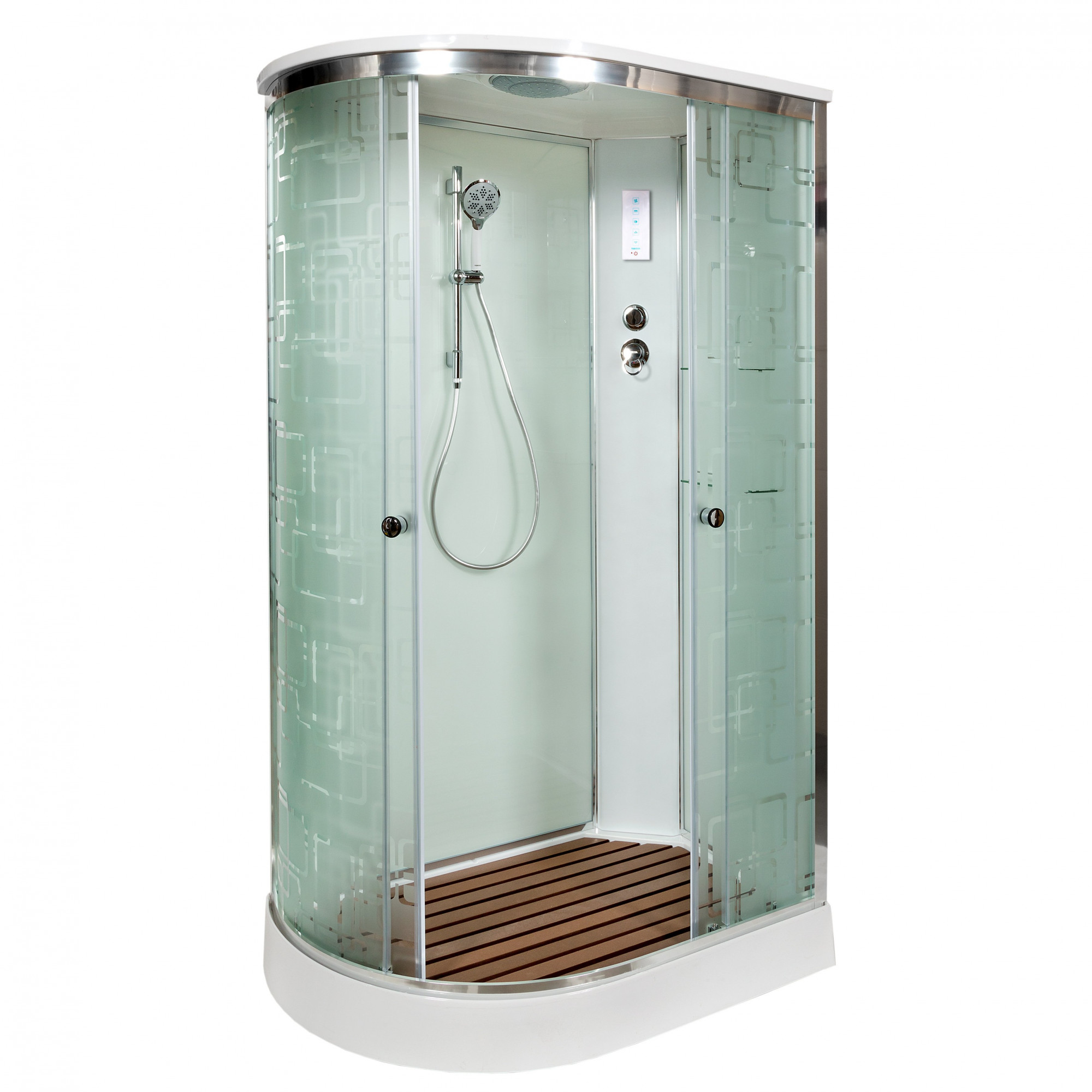 ЕМ4512 R стандартная Душевая кабина DETO Серия EM ЕМ1511 Rс электрикой (эл.)