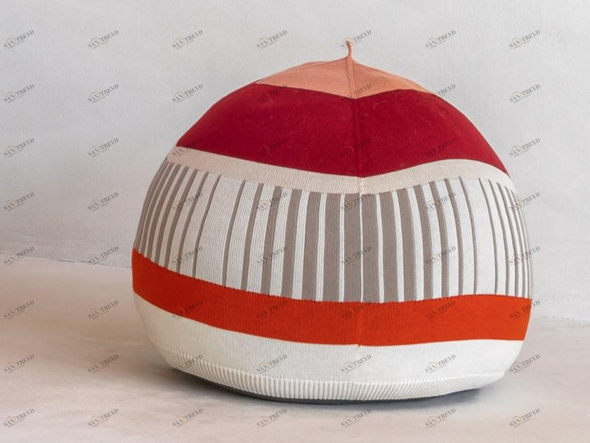 Casalis Мягкий пуф из шерсти мериноса Velden sun-id-1364236