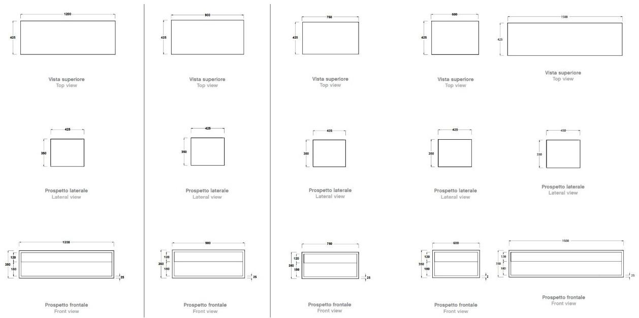 Olympia Ceramica Подвесная тумба под умывальник Clear sun-id-1419432 - Вид №4