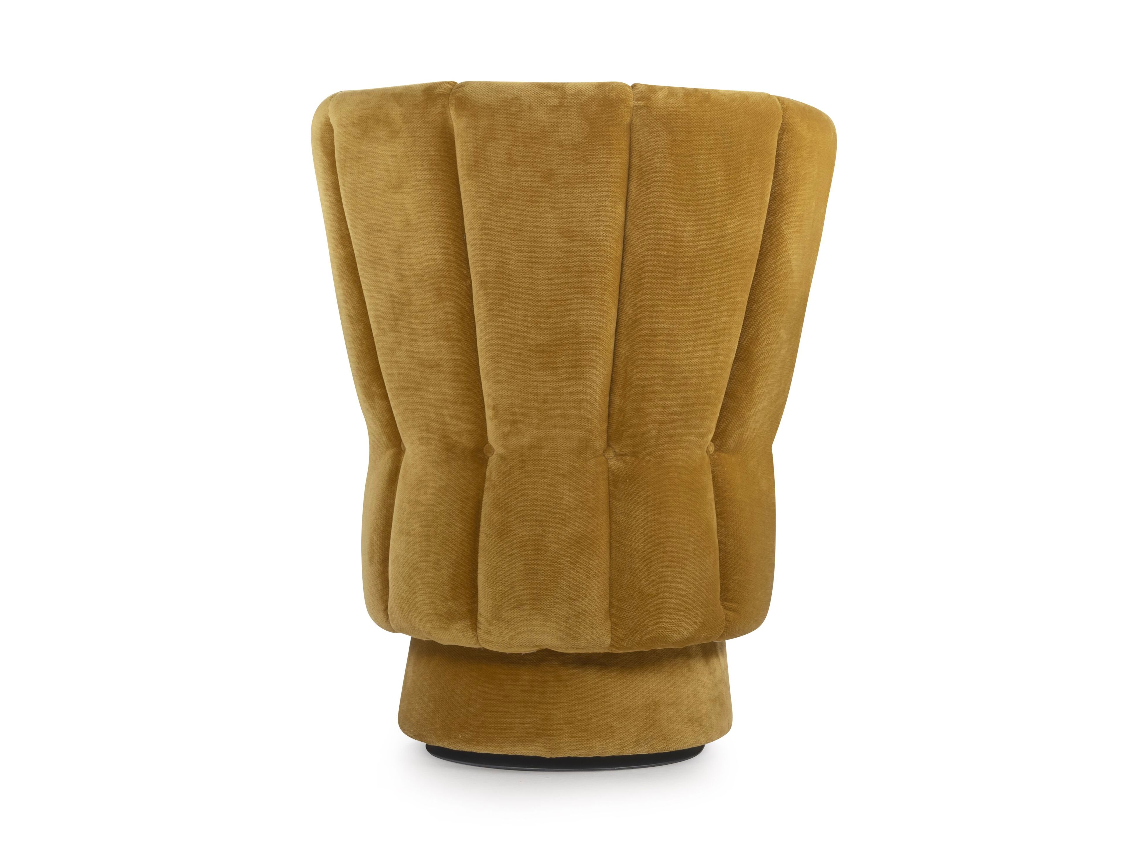 Поворотный стул из ткани с высокой спинкой Calia Italia Superior ARCH-00039421 - Вид №6