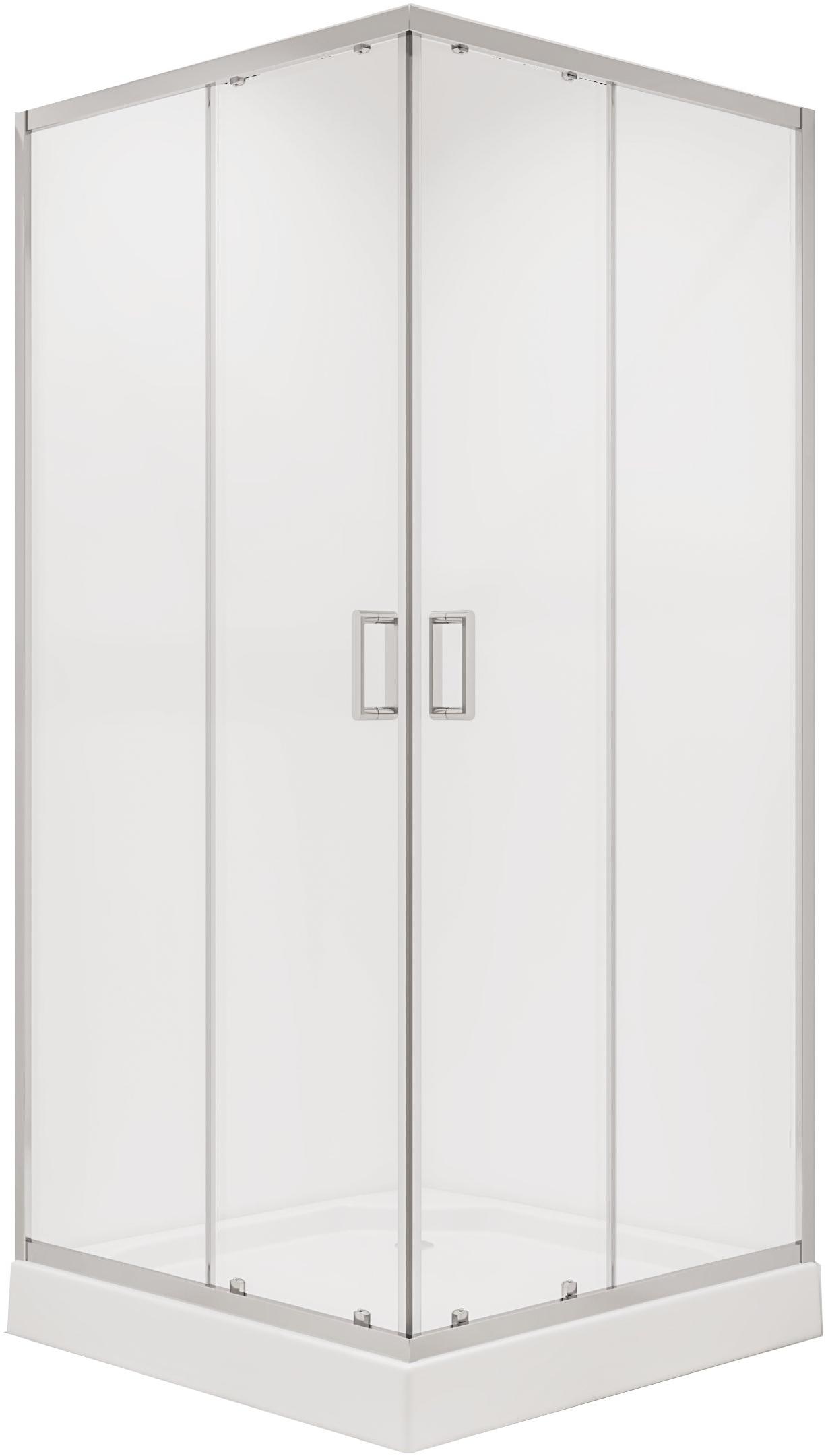 Душевое ограждение NG- 6609-08 (100*100*190) квадрат, двери раздвижные, 1 место Niagara Nova 66090811 - Вид №1