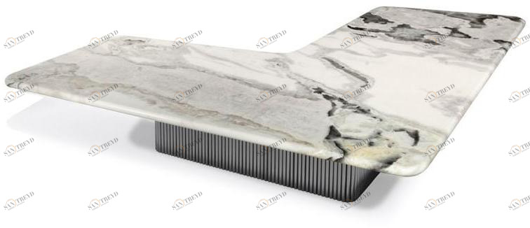 HESSENTIA | Cornelio Cappellini Низкий мраморный журнальный столик Miller Santreyd sun-id-1400744