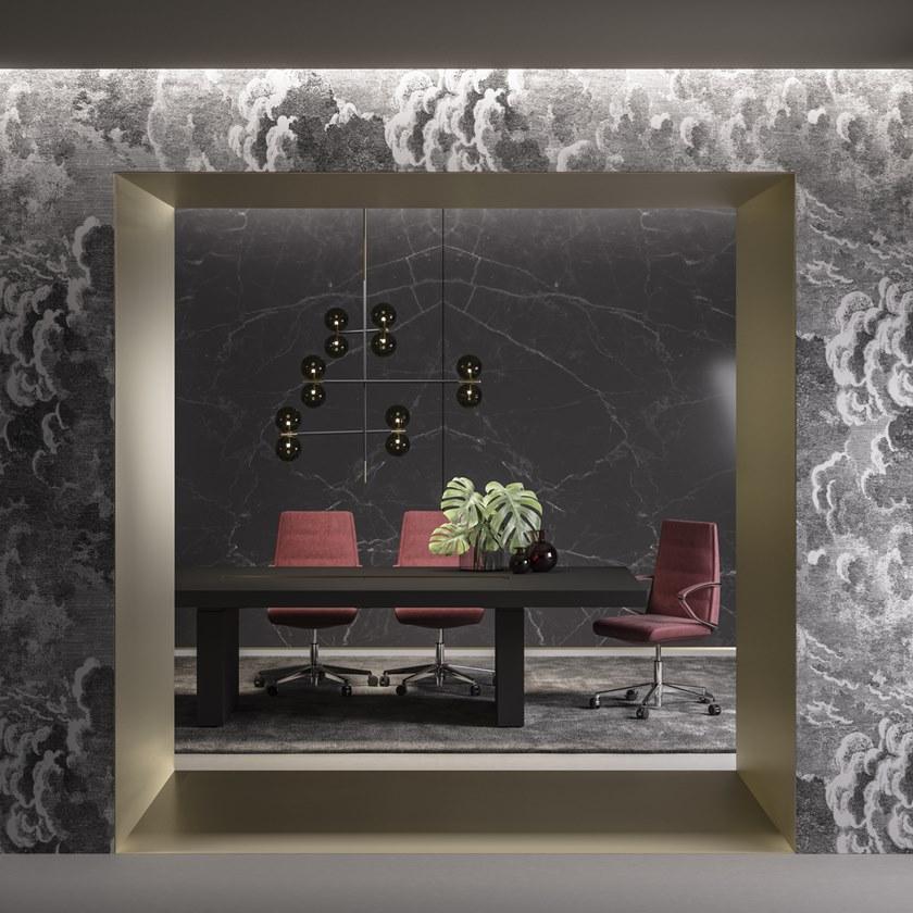 PROF Модульный деревянный стол для совещаний прямоугольной формы с системой прокладки кабелей Block 2.0 sun-id-1369355 - Вид №9