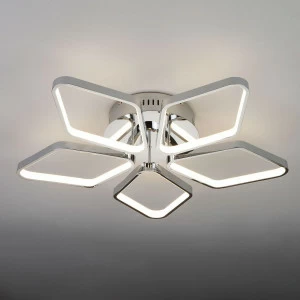 Потолочная светодиодная люстра Eurosvet Kalifea 90081/5 хром EUROSVET KALIFEA 184447 Хром