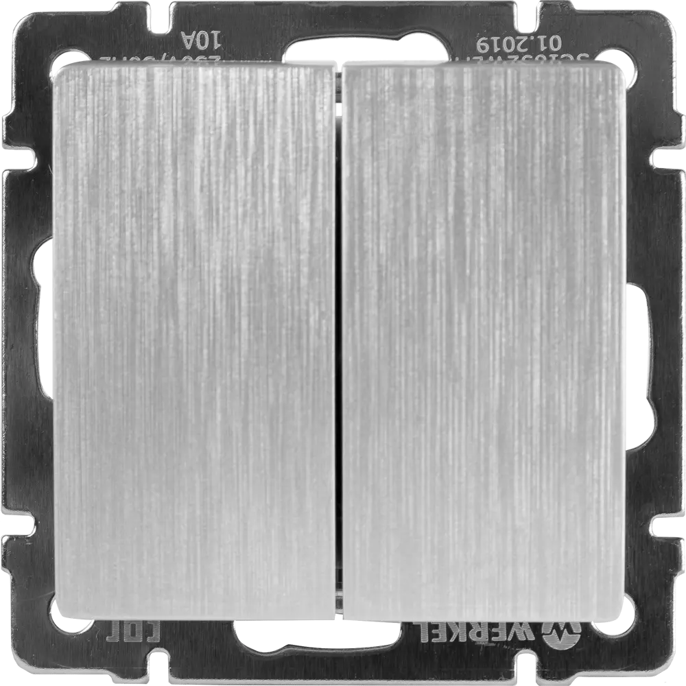 Выключатель двухклавишный WERKEL для скрытого монтажа 82125402