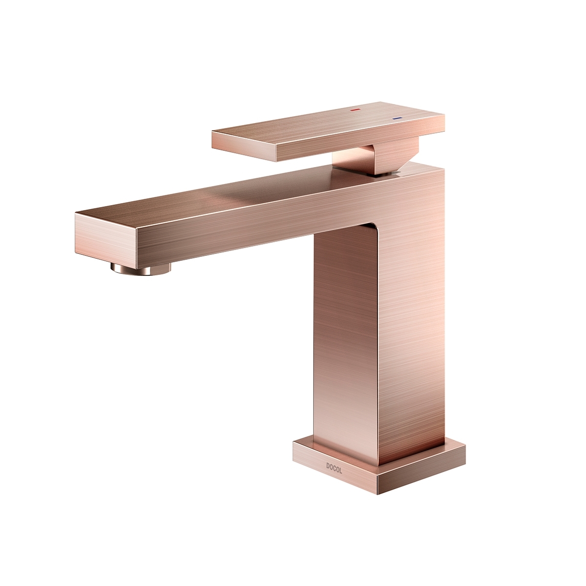 00925369 Одинарный рычаг для ванной комнаты с матовым золотом Docol NEW EDGE 