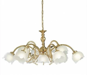 Possoni Illuminazione Люстра из полированной латуни с очками Liberty 1400/9+1