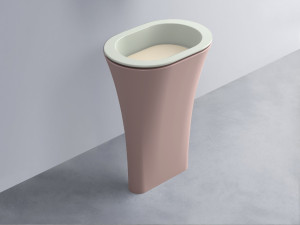 AMLA65-PM+AMPILO-LN+AMCOLO-CP Раковина Amedeo Ovale отдельностоящая cielo Enjoy + Amedeo