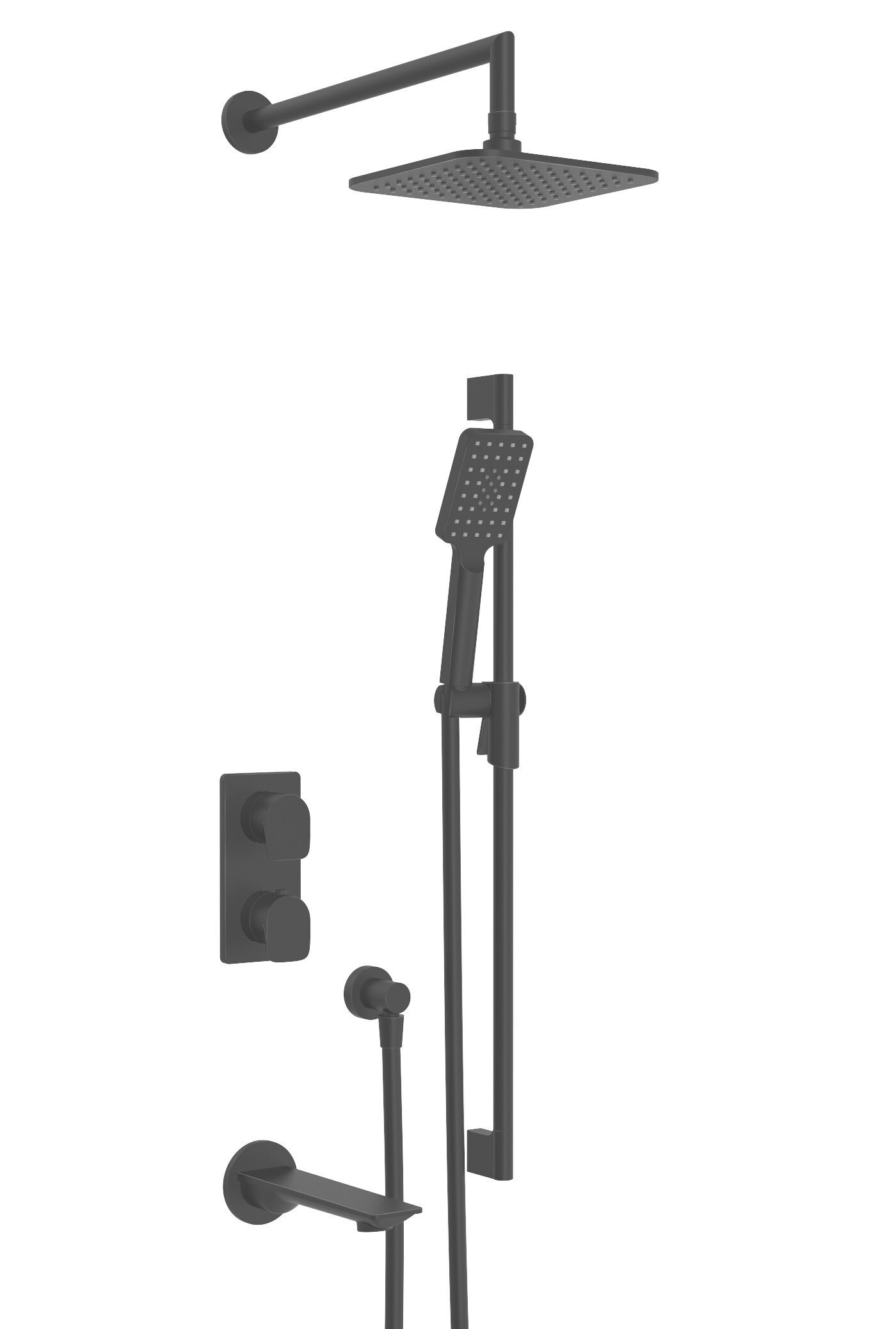 Набор термостатических встраиваемых ванн с ручным душем BARIL Petite B04 ARCH-00044143 - Вид №1