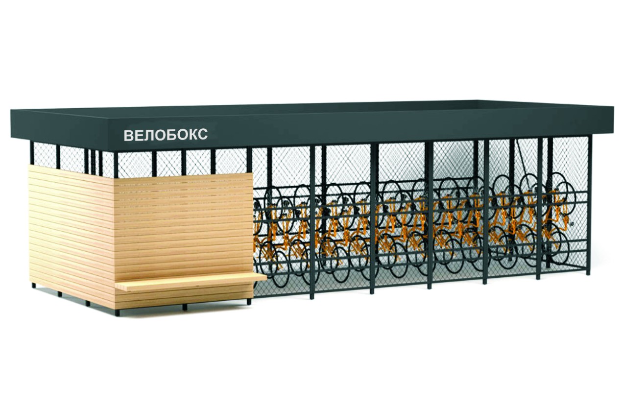 13387 ПРЕМЬЕР велобокс, велопарковка закрытая LAB.Space 