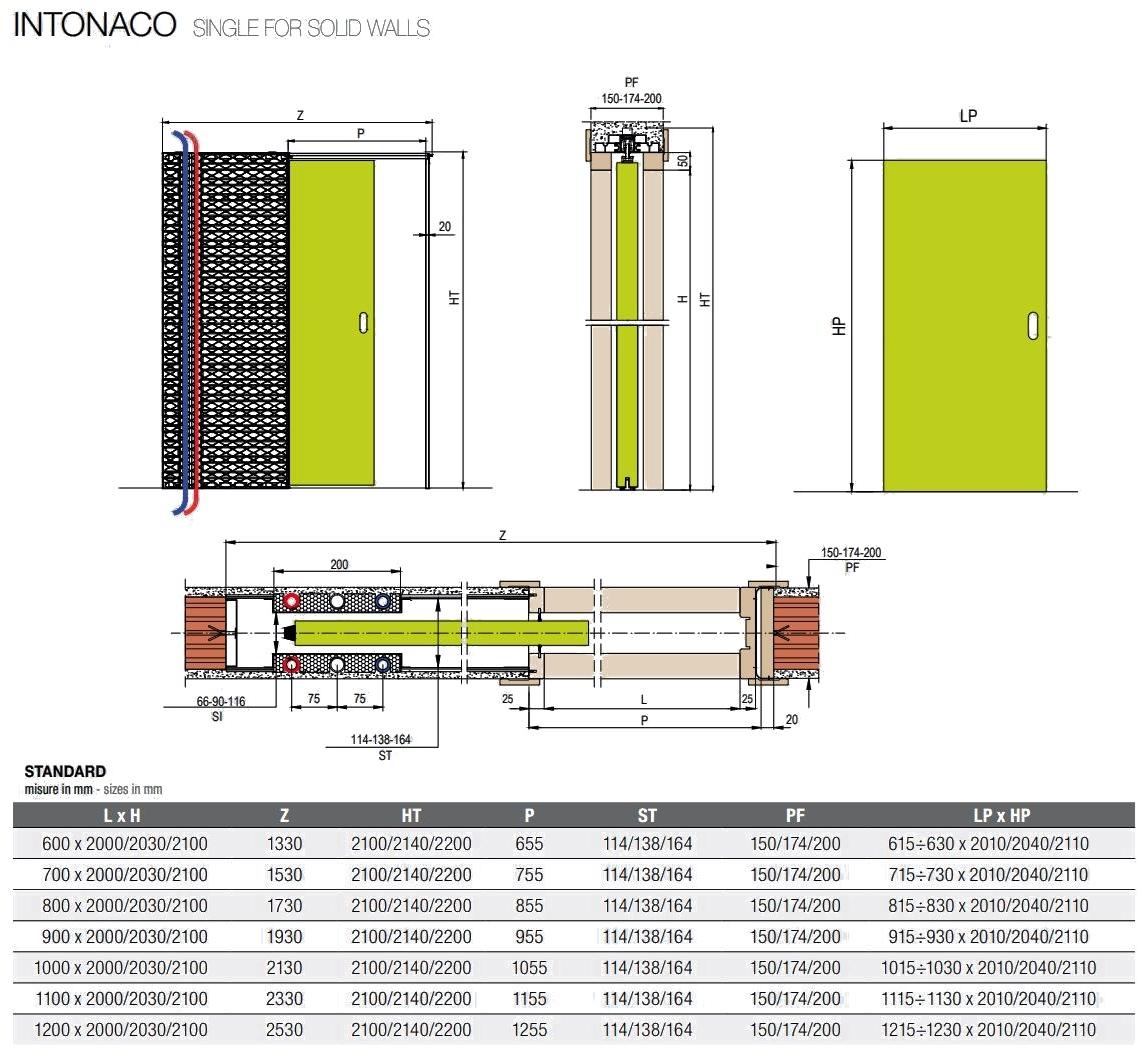 PROTEK® Ответная рама для раздвижных дверей с проходом для труб Magic box® sun-id-1434095 - Вид №3