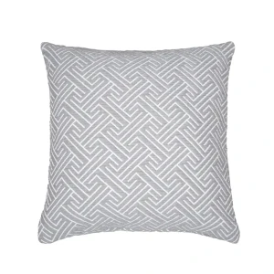 Подушка Гео 50x50 см цвет серый