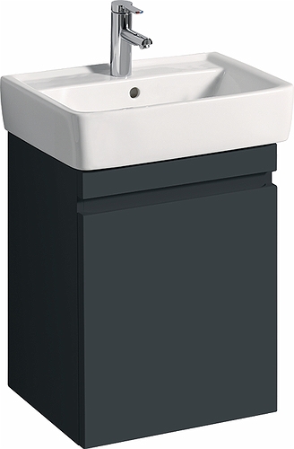 44761 IFO Renova Плоская тумба для умывальника, с ящиком и внутренним ящиком, W = 524 мм, W1 = 600 мм, T = 438 мм, вяз, пленка  - Вид №3