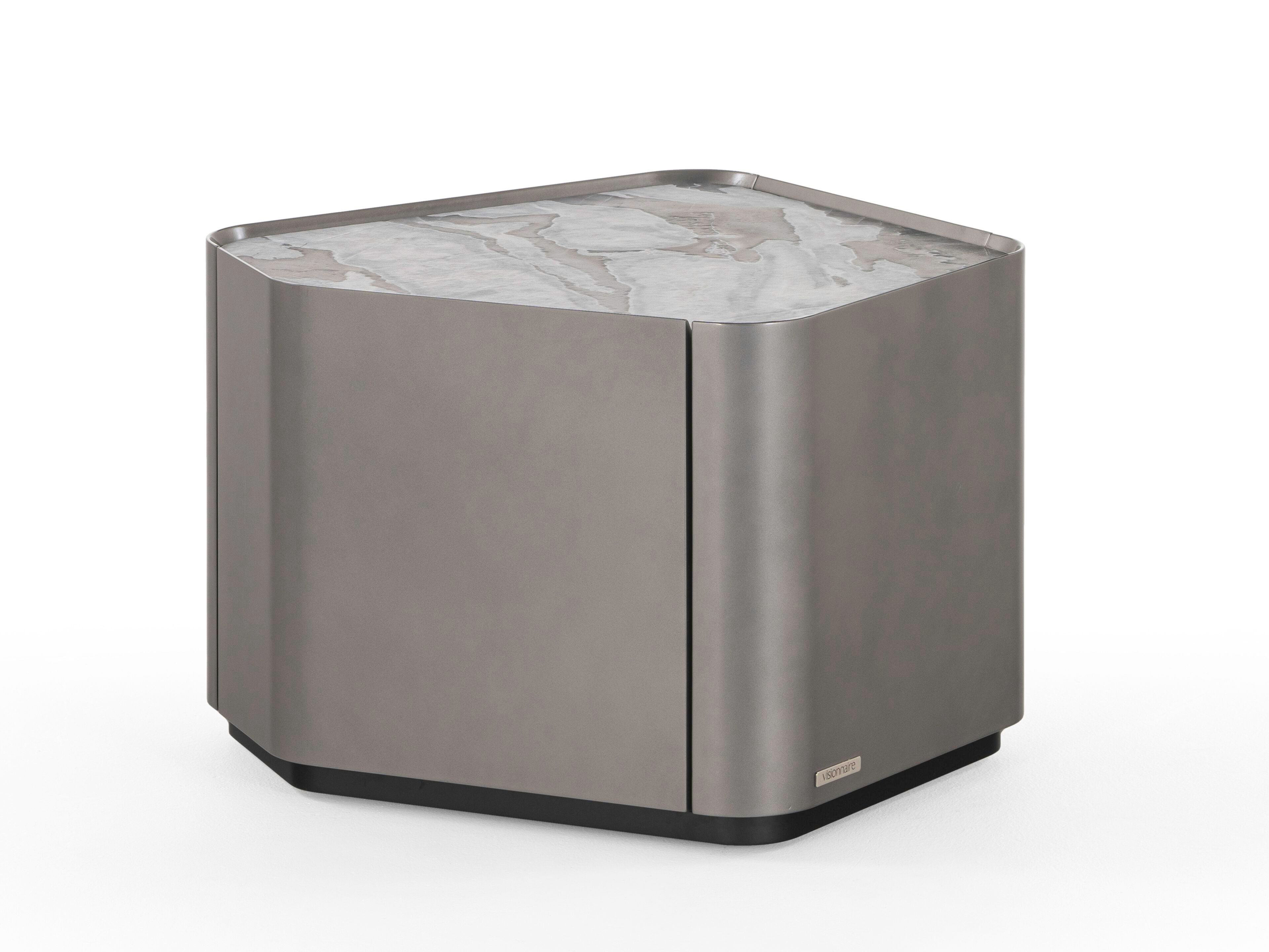 Прикроватная тумбочка из дерева и мрамора Visionnaire Neolito ARCH-00079595