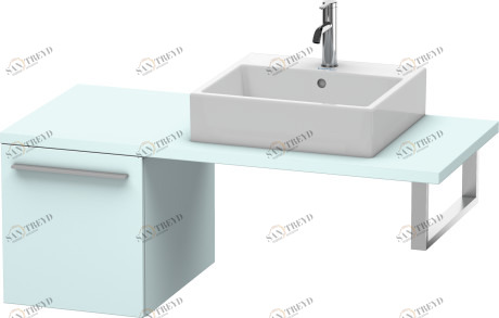 XL543100909 Шкафчик для консоли X-Large #XL5431 400 x 548 мм Светло-голубой матовый декор Duravit