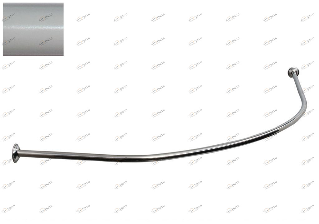 Карниз для ванны Aquanet Allento полукруглый 170x100 белый 00241474