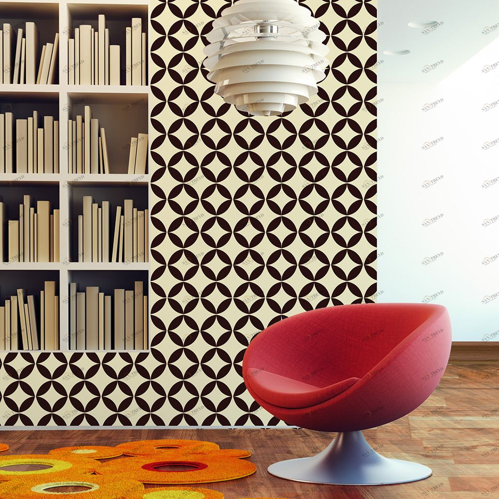 Декор для стен Circle Star Pattern Walplus WM5104X8