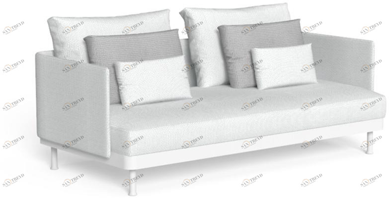 Talenti Садовый диван 2 мест со съемным чехлом из ткани Slam Sladiv