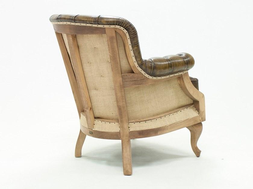 CREARTE COLLECTIONS Стеганое кожаное кресло с подлокотниками  36  - Вид №2