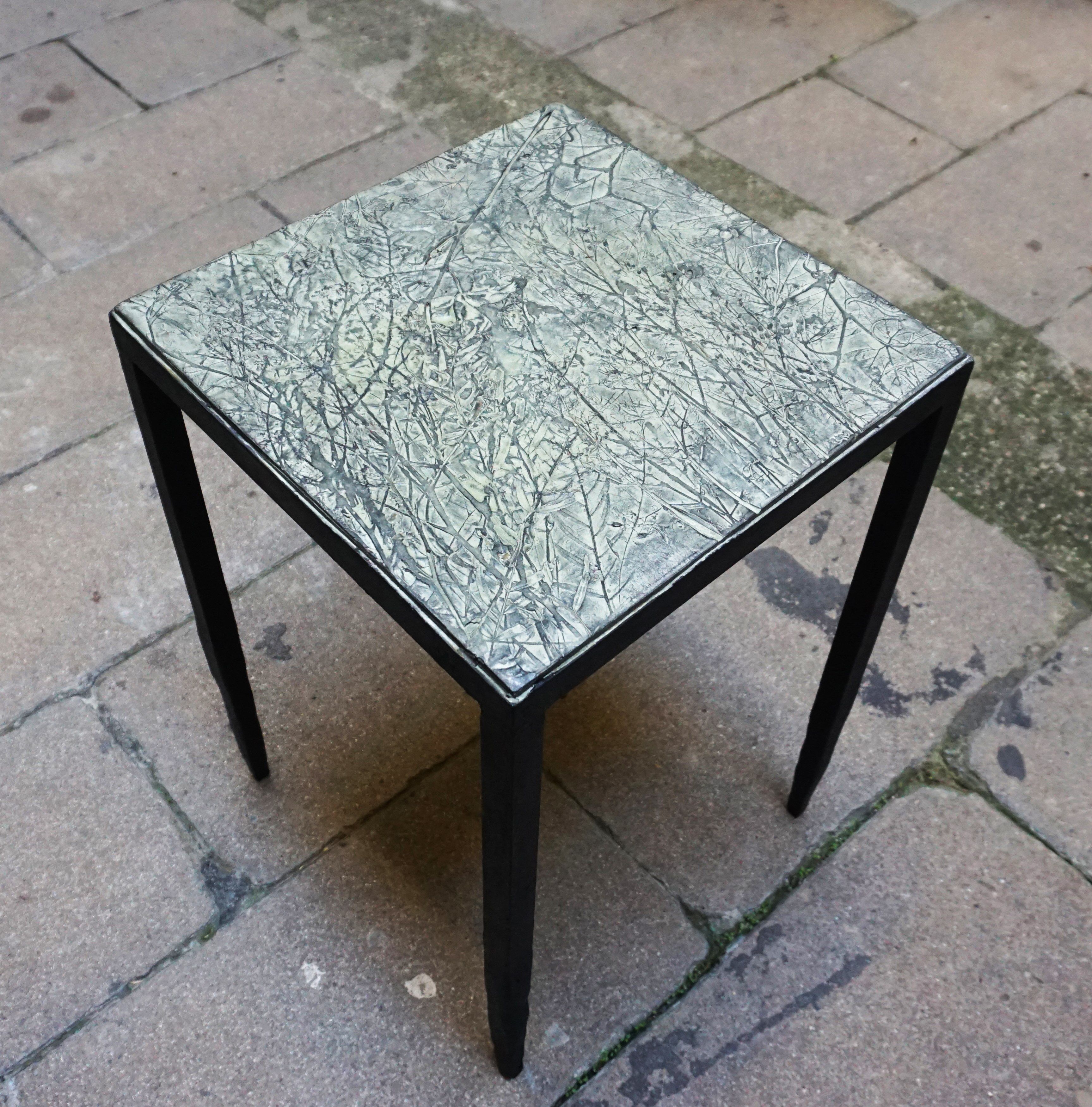 Стальной квадратный журнальный столик ICI ET LÀ Бетон ARCH-00079295 - Вид №2