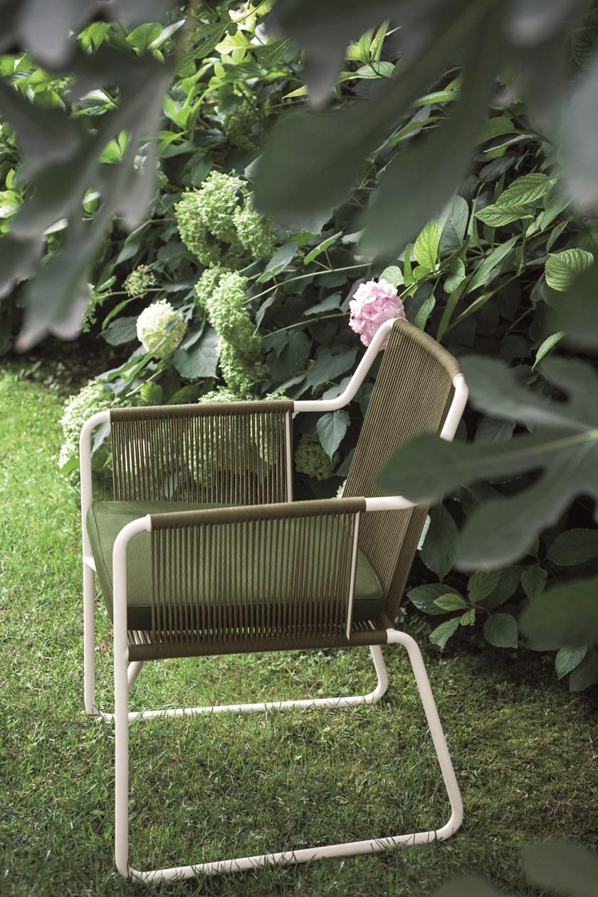 RODA Садовый стул на санках из нержавеющей стали с подлокотниками Harp sun-id-1449716 - Вид №5