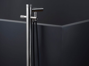 Смеситель для ванны из нержавеющей стали с ручным душем