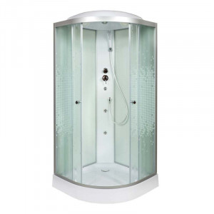 B01 BLACK Душевая кабина DETO Серия В