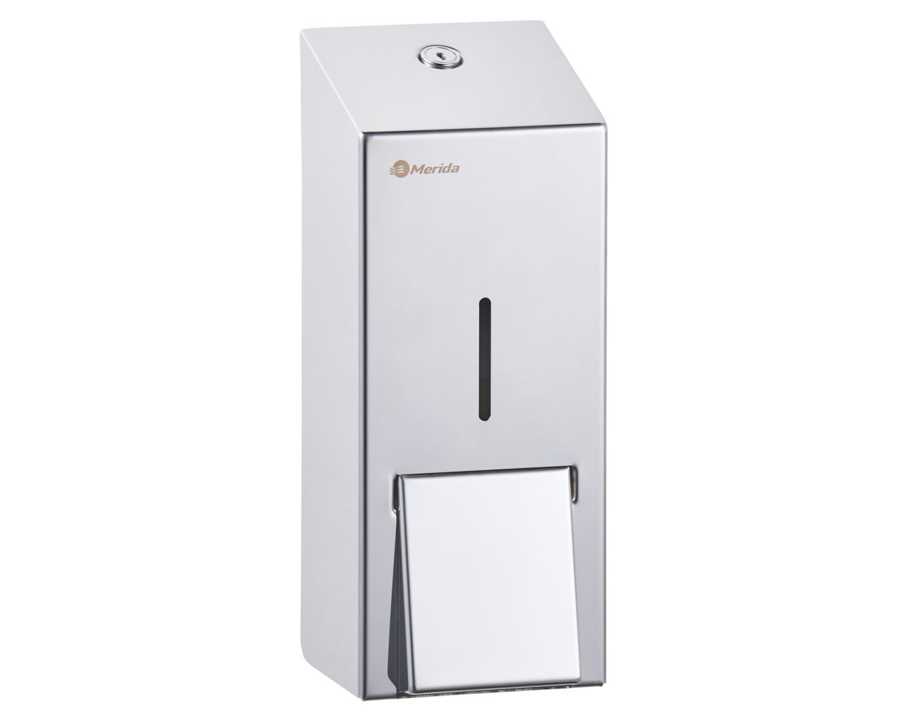 DSP406 Дозатор дезинфицирующий спрей STELLA, емкость картриджа 1000 мл, полированная сталь Merida 