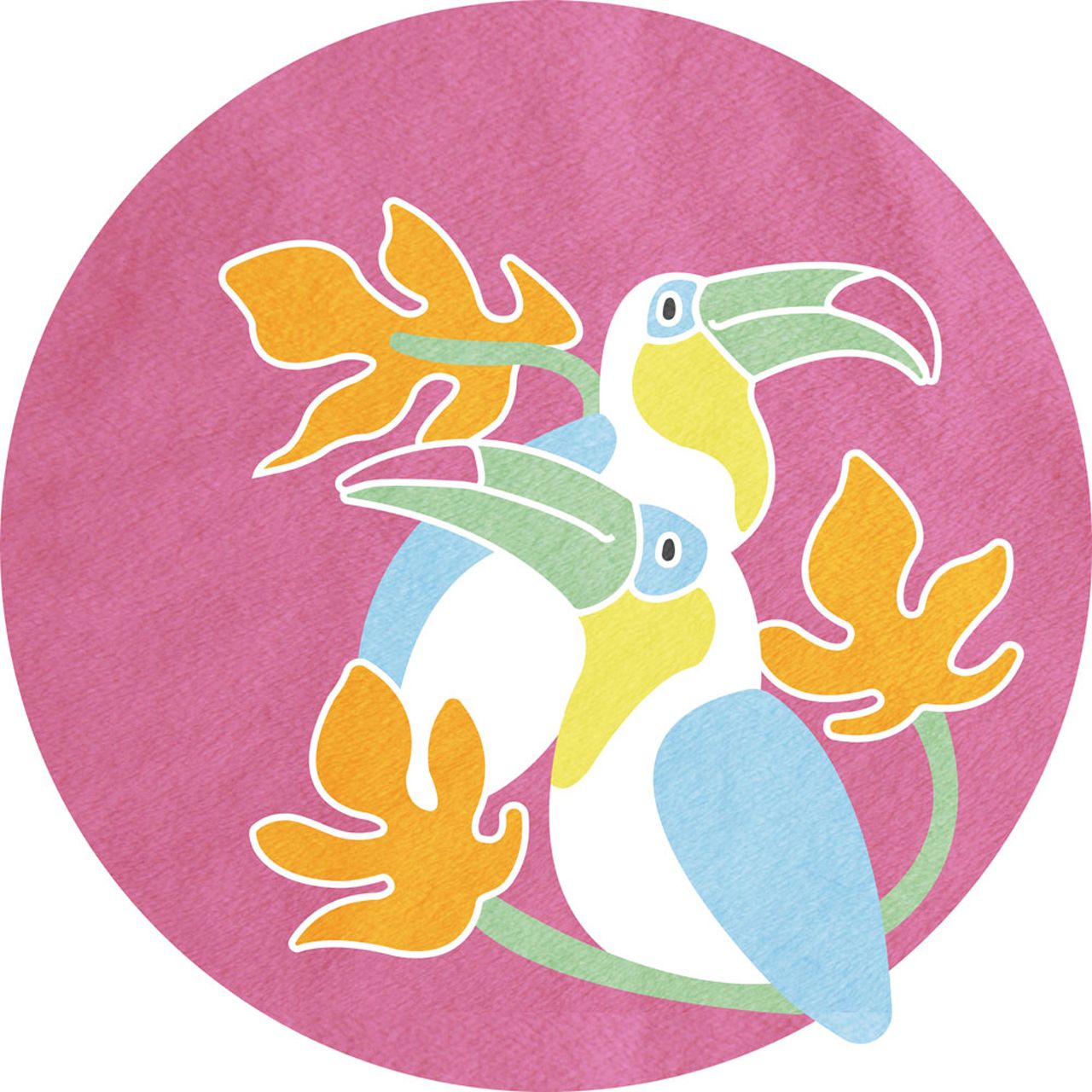 Круглый хлопковый коврик для детей Un Tapis à Paris Children ARCH-00092984 - Вид №2