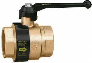 CALEFFI Шаровой кран со встроенным обратным клапаном