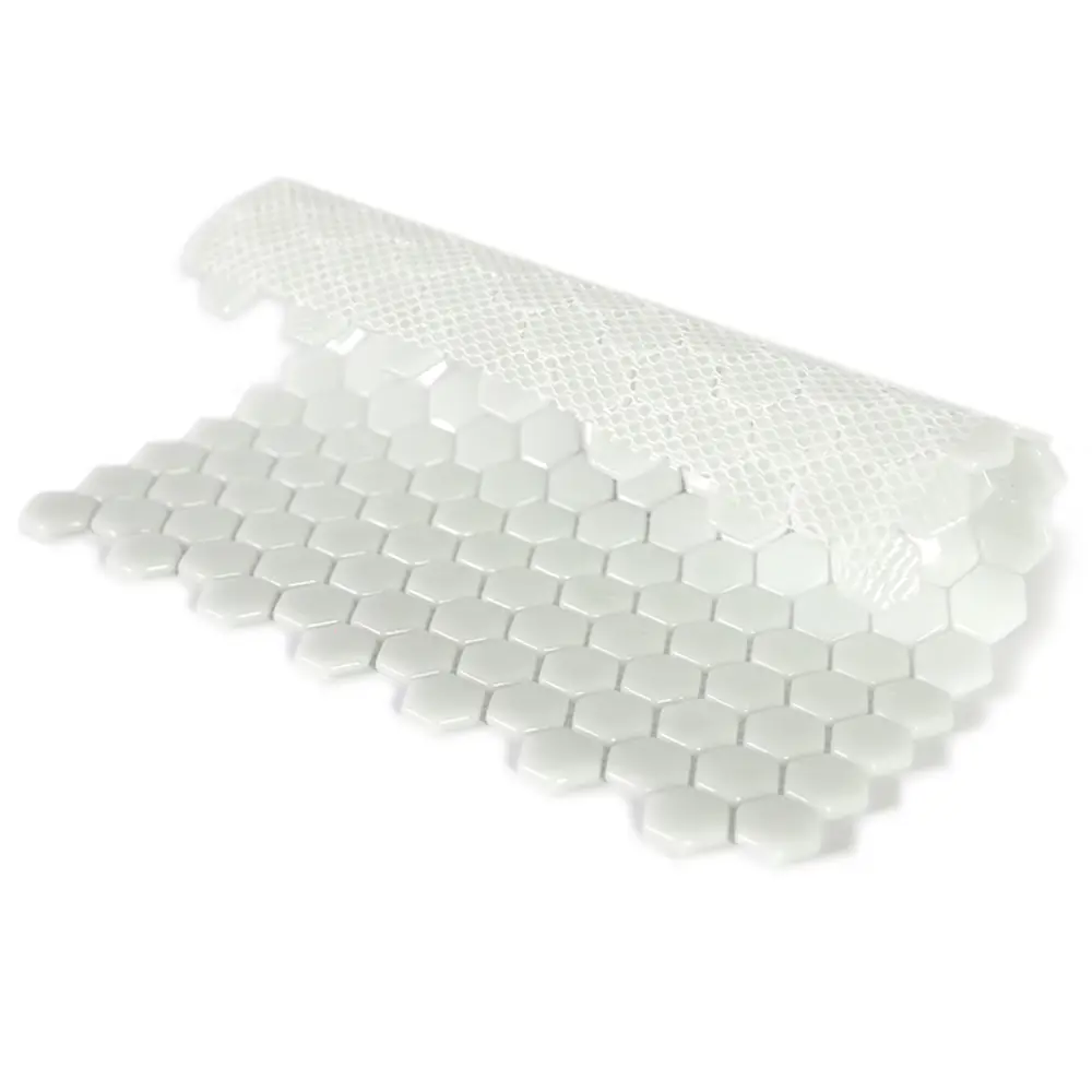 Мозаика стеклянная Natural STP-WH001-HEX 29x29 см цвет белый 84830282 STLM-2090984 Santreyd Steppa - Вид №2
