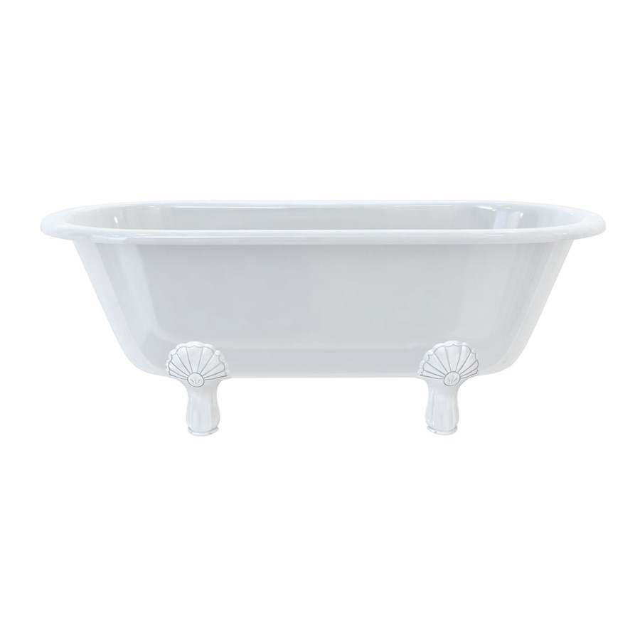 Burlington Двухсторонняя ванна Windsor 170 см с роскошными ножками с ножками Luxury Claw в черном цвете E3 L1B  - Вид №4