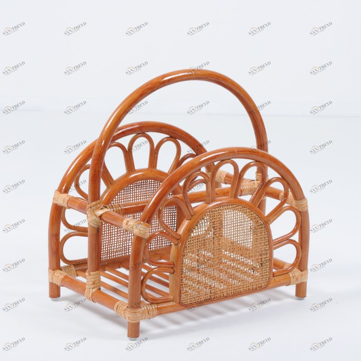 Газетница из ротанга коричневая "Коньяк" 17/11 VINOTTI  00-3885427 Коричневый 