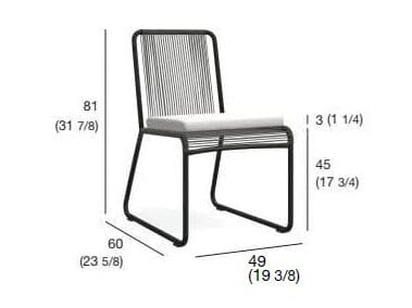 Веревочный стул для сада RODA Harp ARCH-00112743 - Вид №14