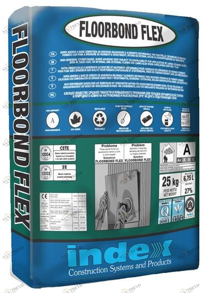 INDEX Суперцементно-полимерный клей для толстой плитки sun-id-1358383